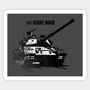 Grunge 'No More War' Anti War Sticker